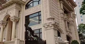 宝鸡黄金麻别墅外墙异形定制
