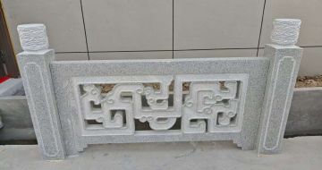 宝鸡芝麻白河道栏杆 桥栏杆