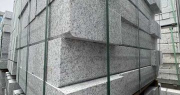 宝鸡芝麻白路牙石 马路牙子