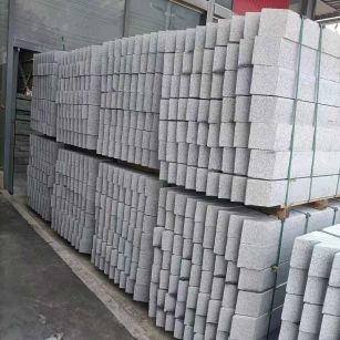 宝鸡芝麻白树围石 树池