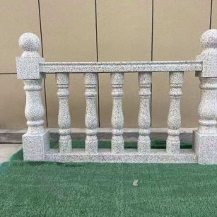 宝鸡芝麻白阳台栏杆 花岗岩栏杆