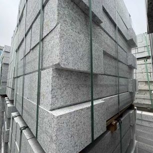 宝鸡芝麻白路牙石 马路牙子