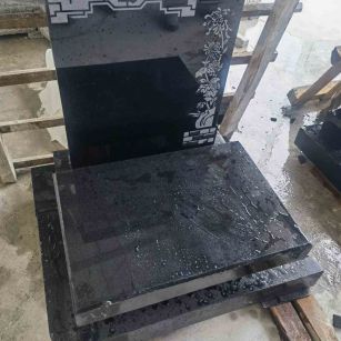 宝鸡花岗岩墓碑石 墓碑 套墓