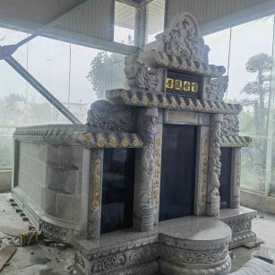 宝鸡套墓 墓碑 围坟石 异形定制