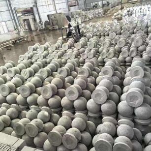 宝鸡芝麻白圆球 石球 挡车球