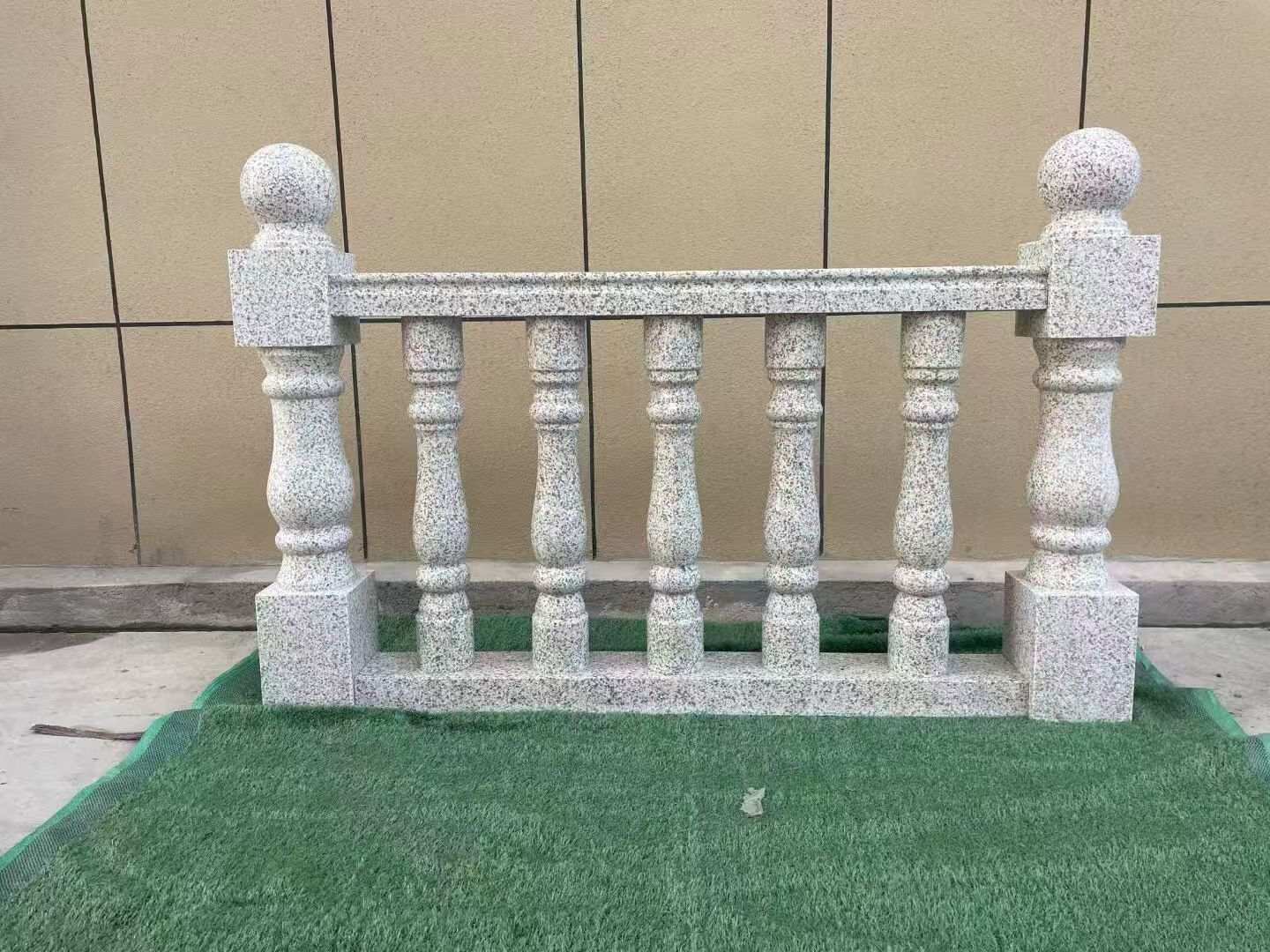 宝鸡芝麻白阳台栏杆 花岗岩栏杆