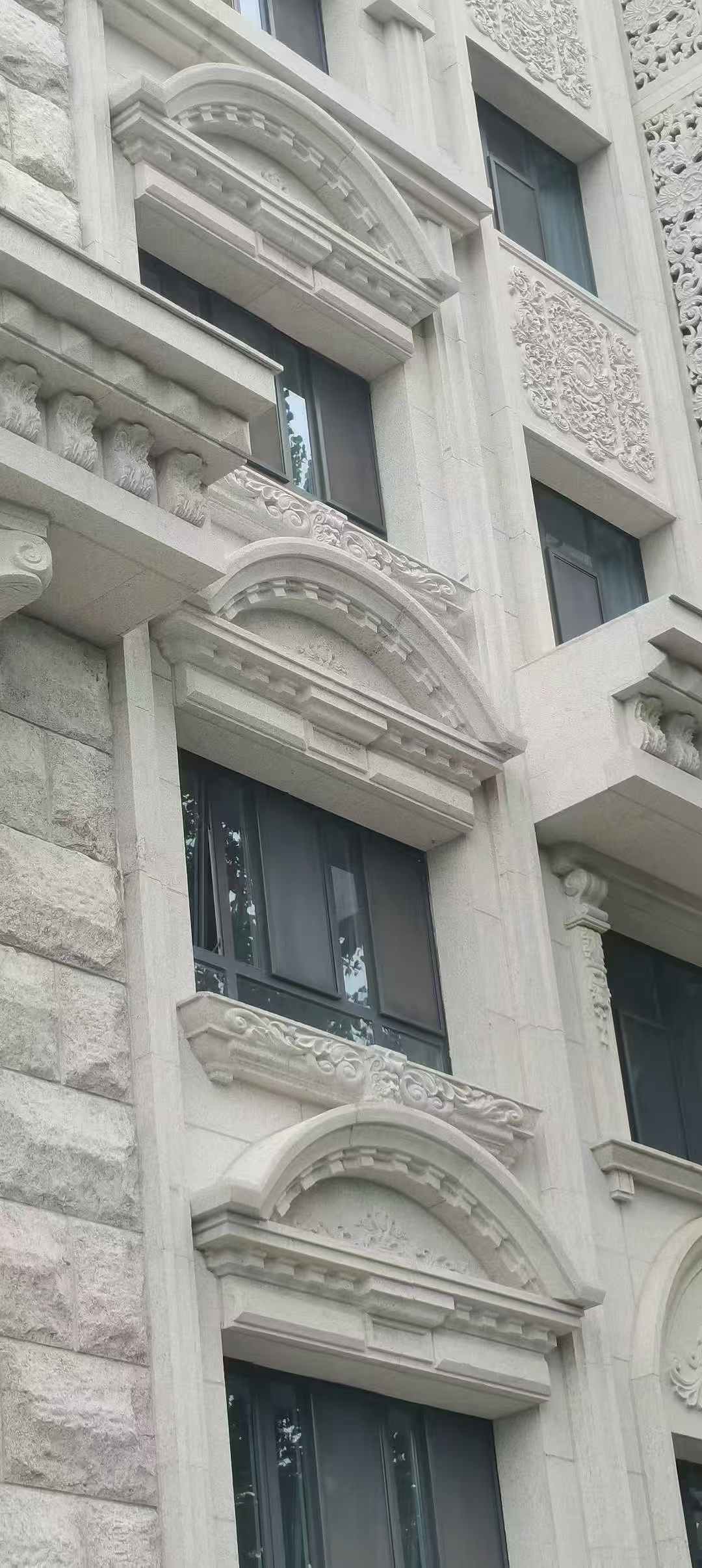 宝鸡芝麻白异形 石材异形定制