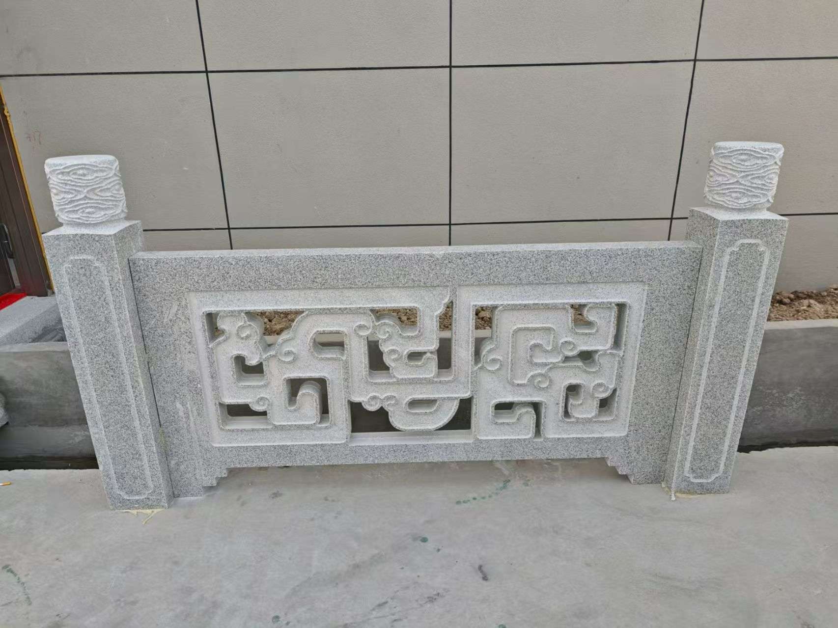 宝鸡芝麻白河道栏杆 桥栏杆