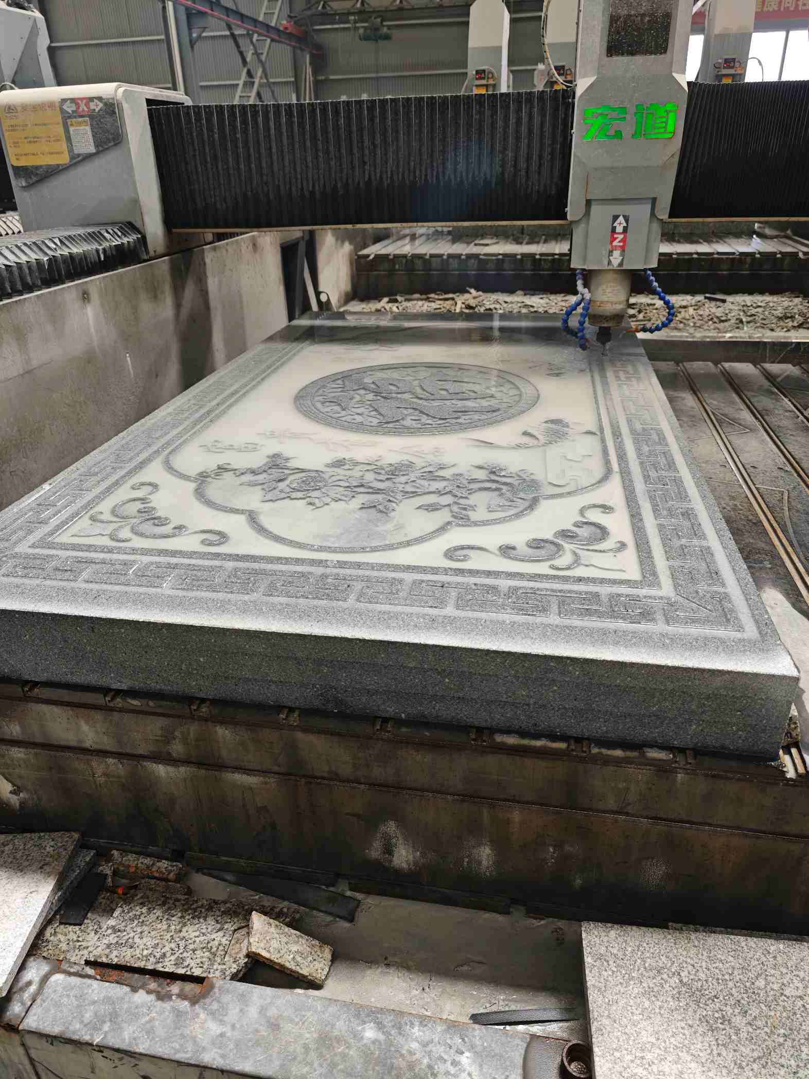 宝鸡芝麻灰雕刻版异形雕刻异形定制